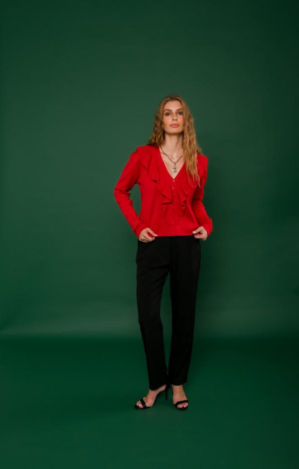 Casaco Tricot Babados Nicole-Imagem 5