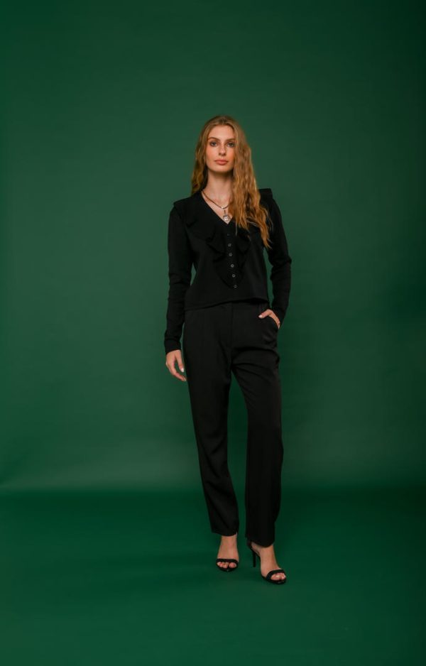 Casaco Tricot Babados Nicole-Imagem 10