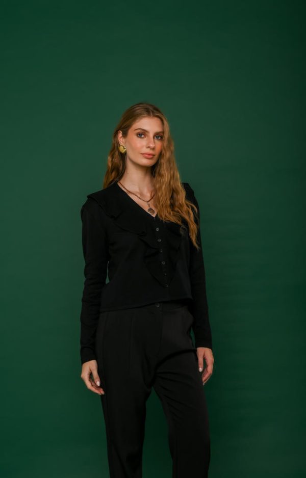 Casaco Tricot Babados Nicole-Imagem 12