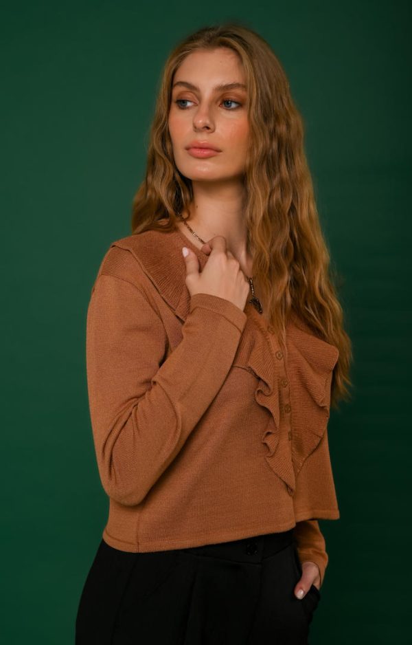 Casaco Tricot Babados Nicole-Imagem 13
