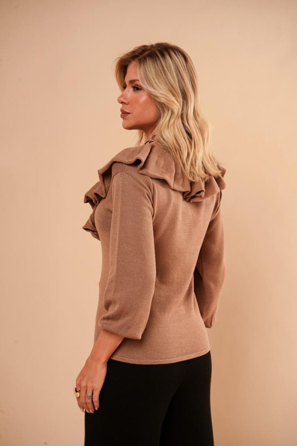 Blusa Tricot Babados Priscila-Imagem 5