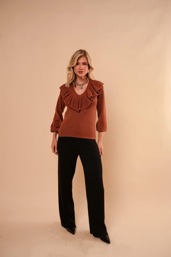 Blusa Tricot Babados Priscila-Imagem 6