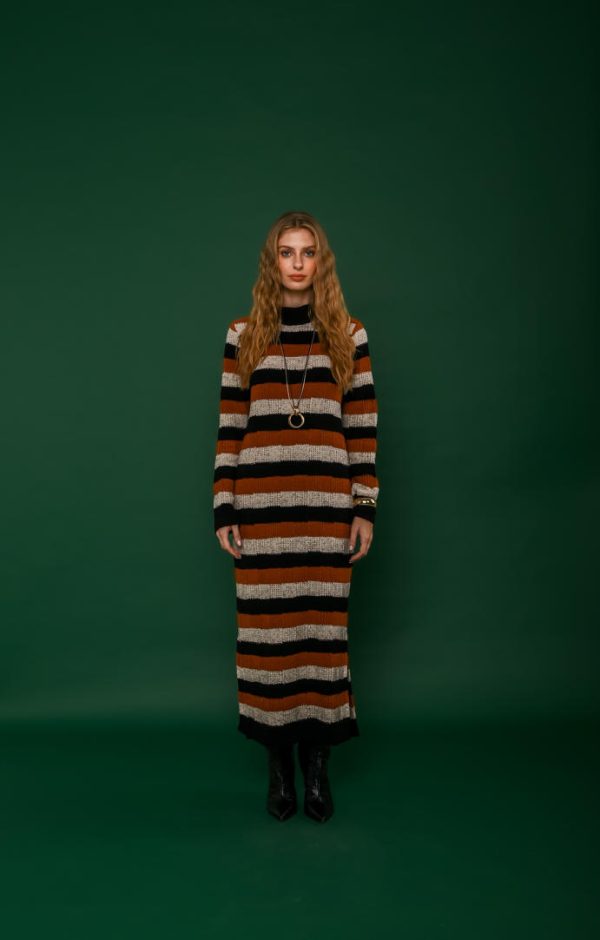 Vestido Tricot Listras Juliane-Imagem 3