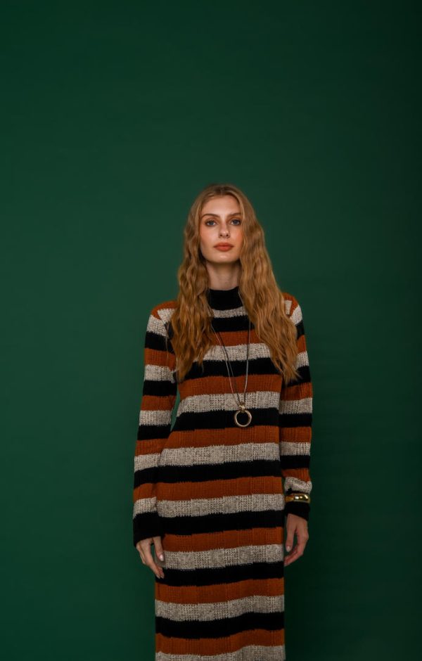 Vestido Tricot Listras Juliane-Imagem 7