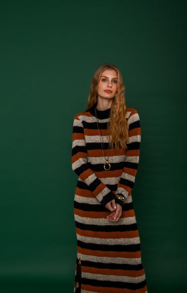 Vestido Tricot Listras Juliane-Imagem 9
