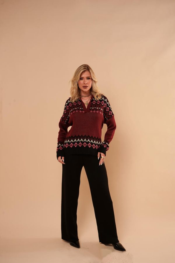Conjunto Tricot Jacquard Ana-Imagem 2