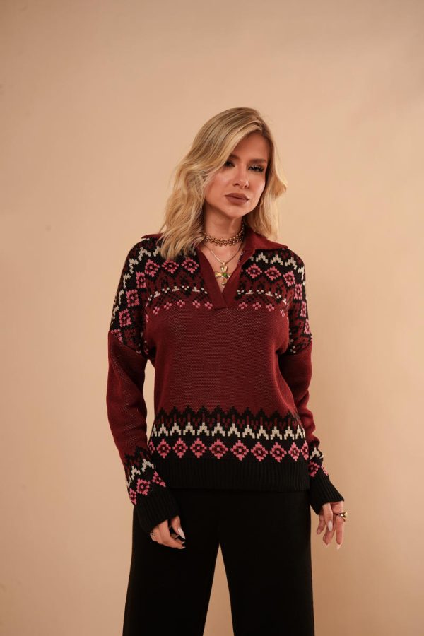 Conjunto Tricot Jacquard Ana-Imagem 4