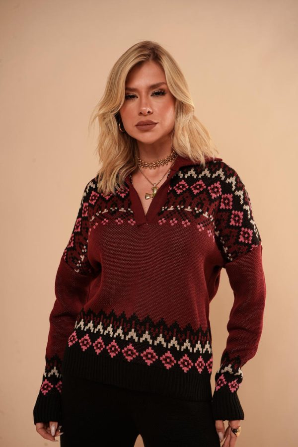 Conjunto Tricot Jacquard Ana-Imagem 6
