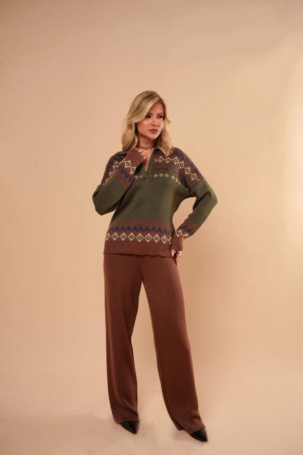 Conjunto Tricot Jacquard Ana-Imagem 8
