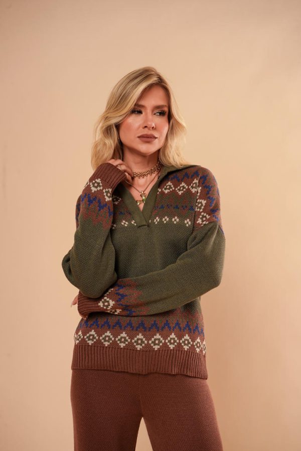 Conjunto Tricot Jacquard Ana-Imagem 11