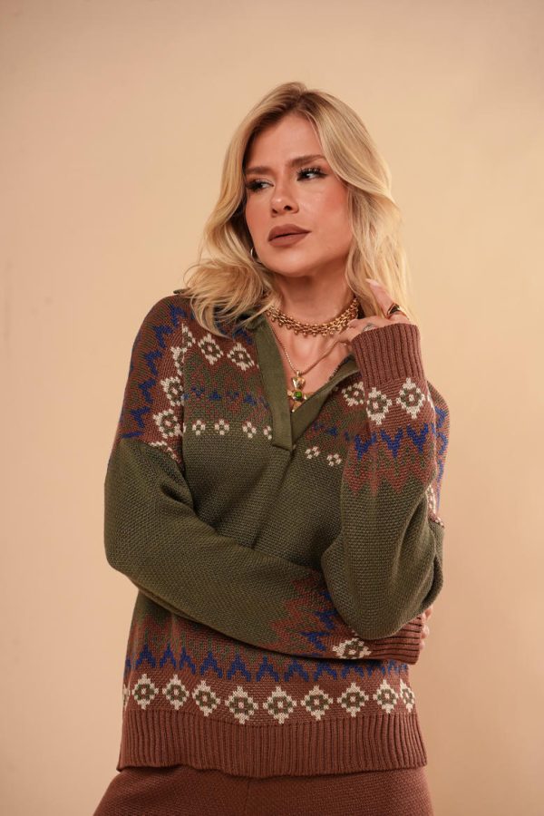 Conjunto Tricot Jacquard Ana-Imagem 13