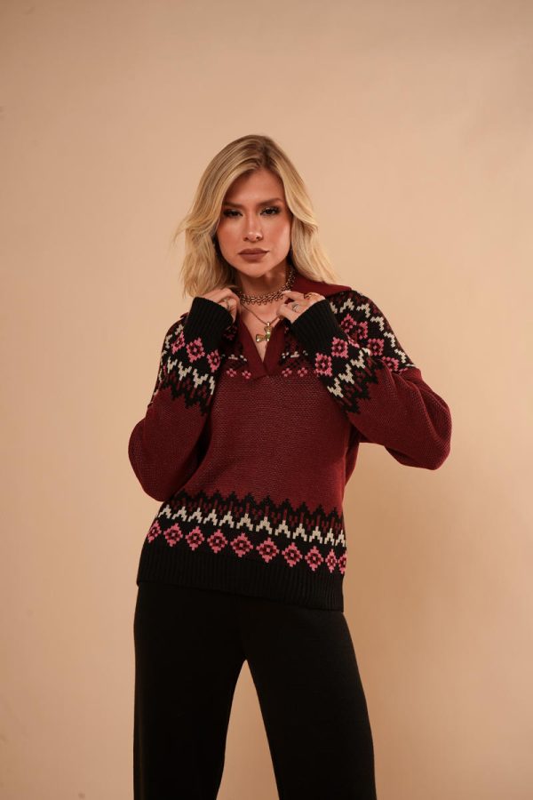 Conjunto Tricot Jacquard Ana-Imagem 16