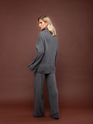 Conjunto Tricot Canelado Ana