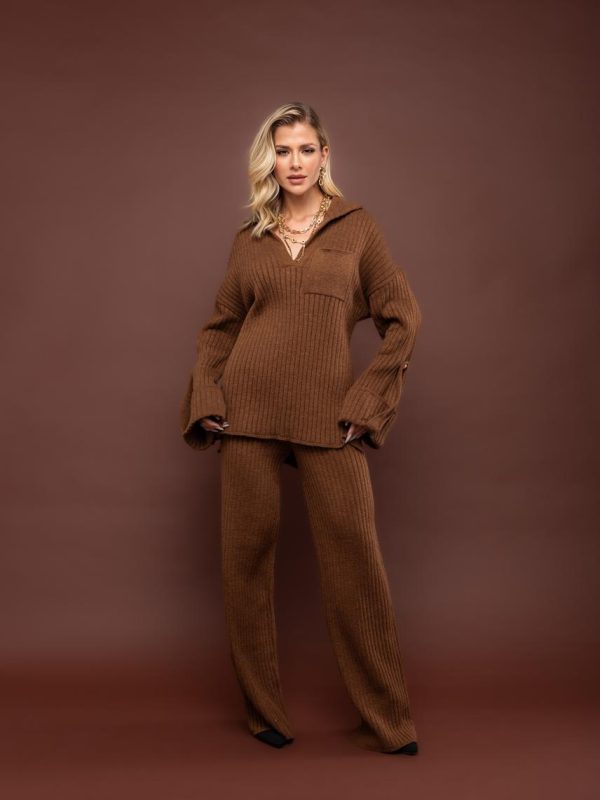 Conjunto Tricot Canelado Ana-Imagem 3