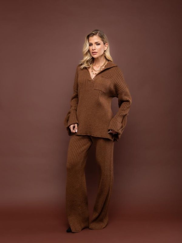 Conjunto Tricot Canelado Ana-Imagem 5