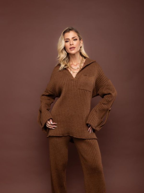 Conjunto Tricot Canelado Ana-Imagem 8