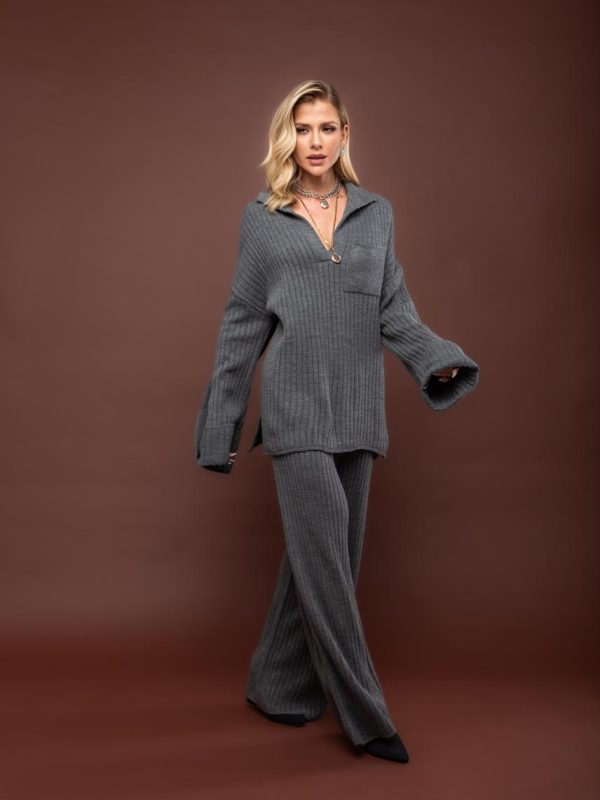 Conjunto Tricot Canelado Ana-Imagem 14