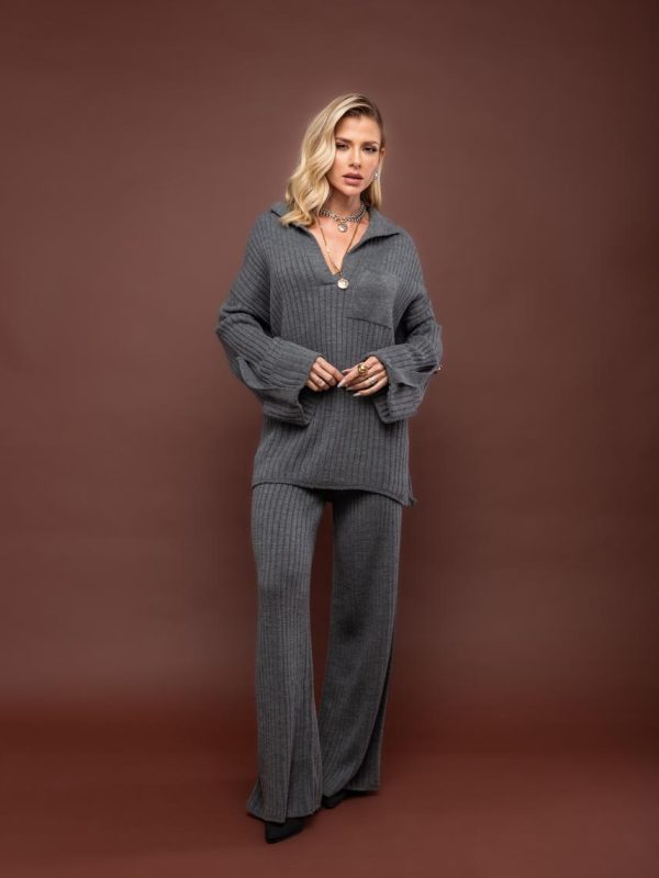 Conjunto Tricot Canelado Ana-Imagem 15