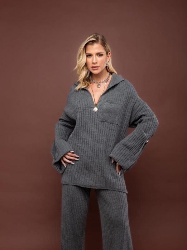 Conjunto Tricot Canelado Ana-Imagem 18