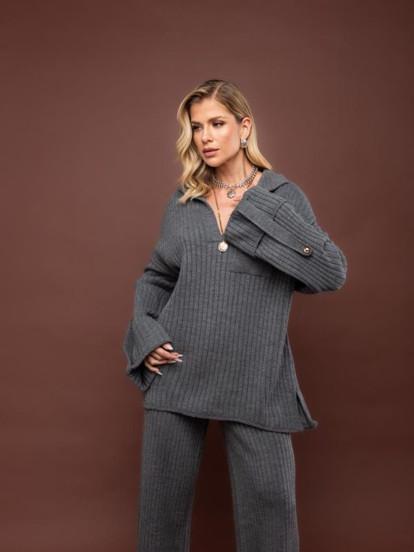 Conjunto Tricot Canelado Ana-Imagem 19