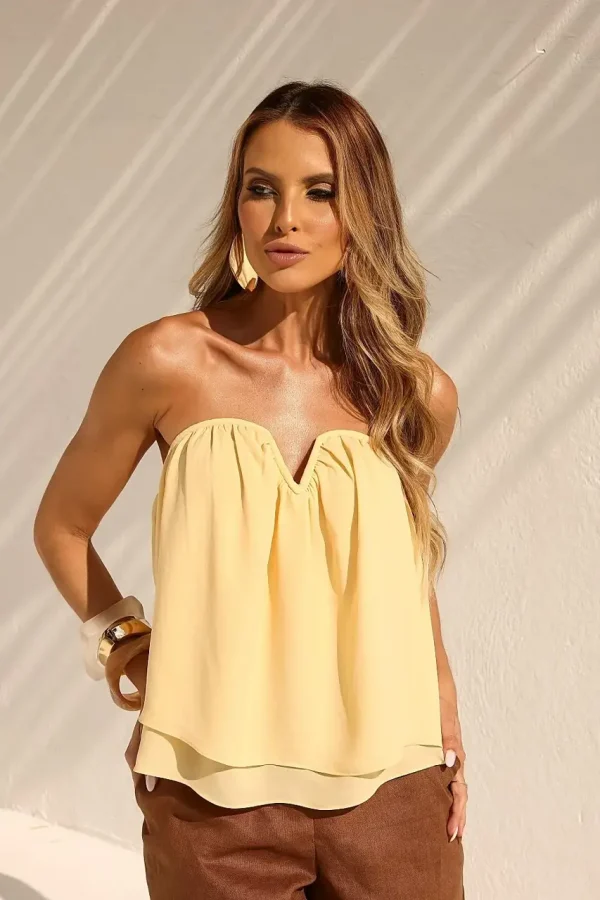 Blusa Chiffon-Imagem 7