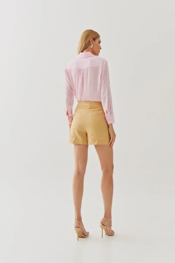 Camisa Crepe E Renda-Imagem 5