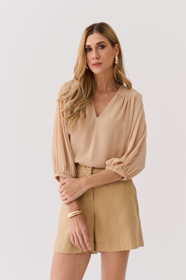 Blusa Chiffon-Imagem 9