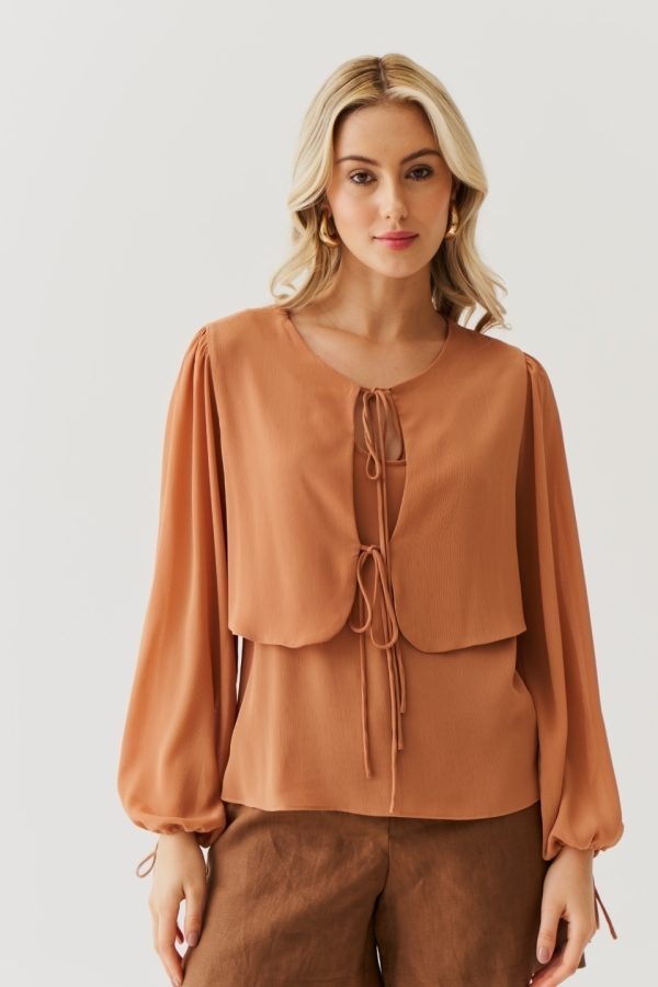 Blusa Chiffon-Imagem 7