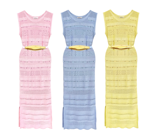 Vestido Tricot Com Cinto-Imagem 2