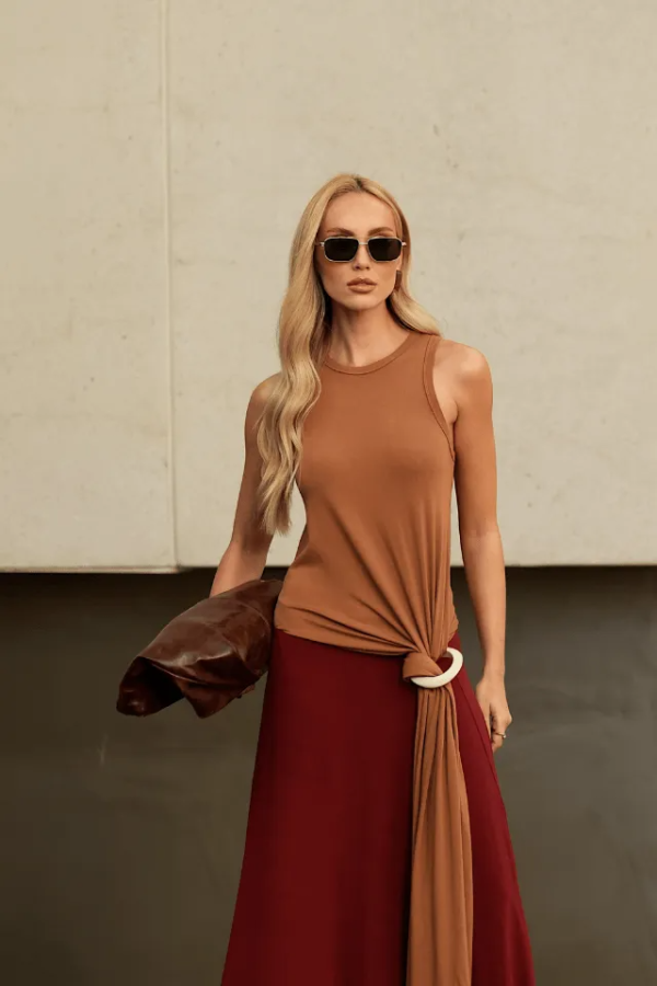 Vestido Malha Amarrção l