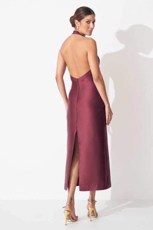 Vestido Midi Rosa-Imagem 7