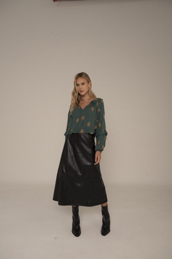 Blusa Bata Bordado Boho-Imagem 3