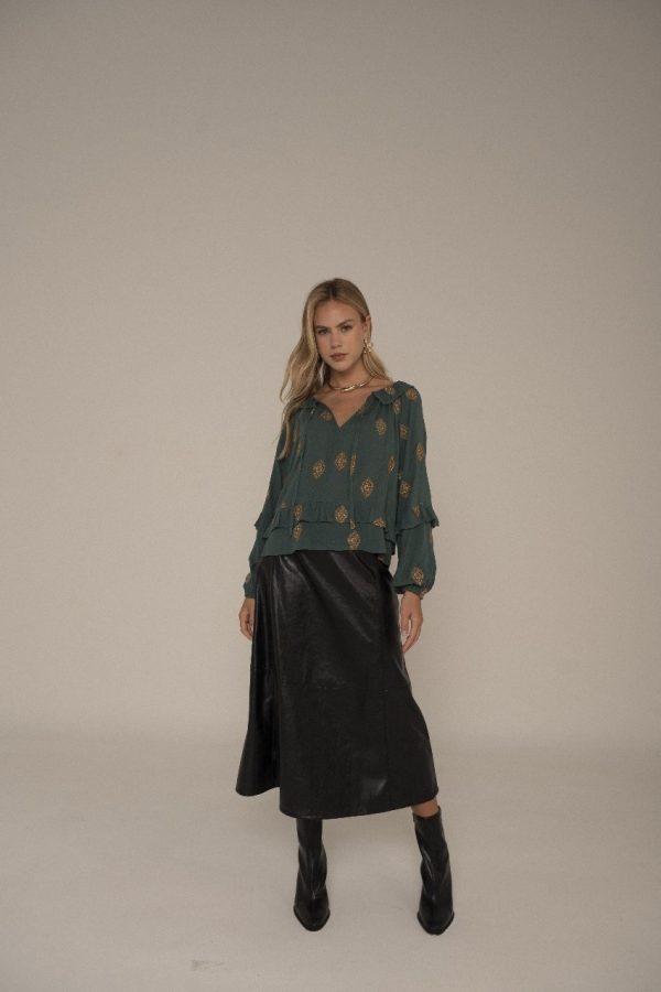 Blusa Bata Bordado Boho-Imagem 2