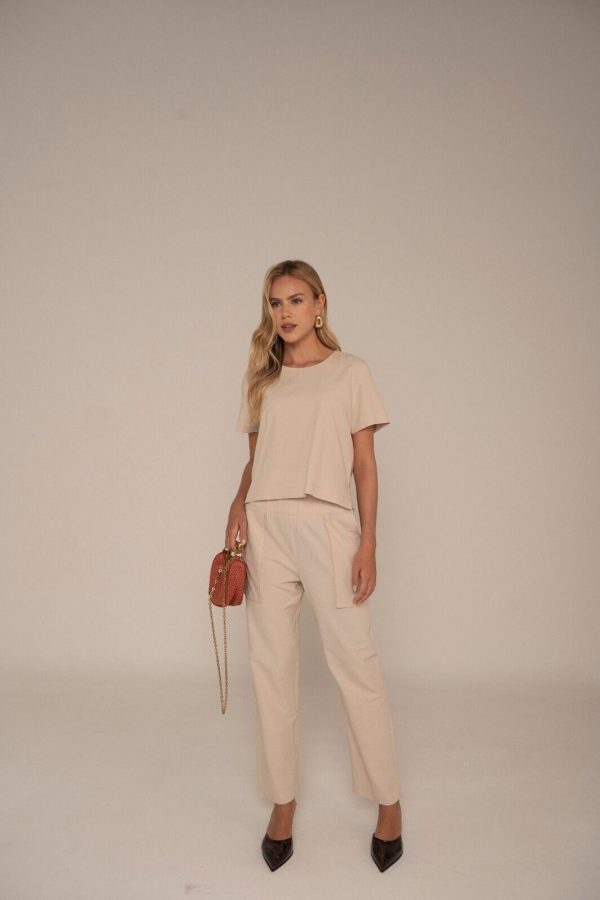 Calça Cos Largo Elastico Com Bolso-Imagem 6
