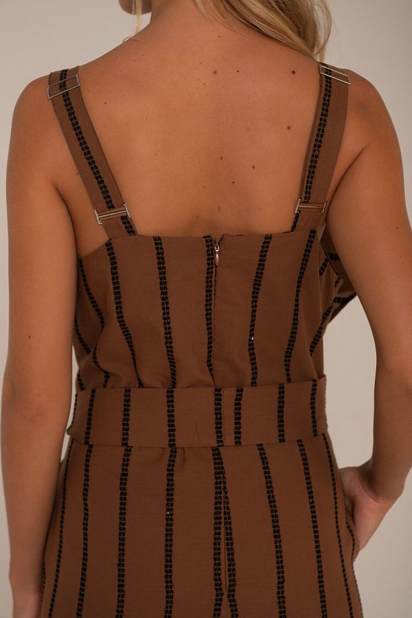 Vestido Voil Bordado Listrado-Imagem 5