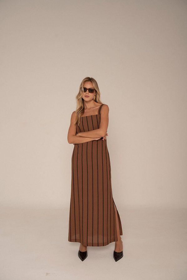 Vestido Voil Bordado Listrado-Imagem 3
