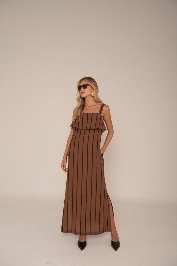 Vestido Voil Bordado Listrado-Imagem 2