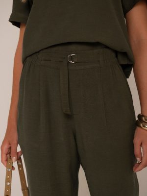 Calça Detalhe Fivela Cos