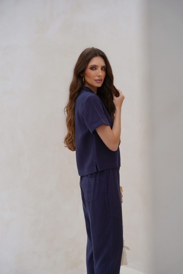 Blusa Manga Curta Polo Com Botoes-Imagem 6