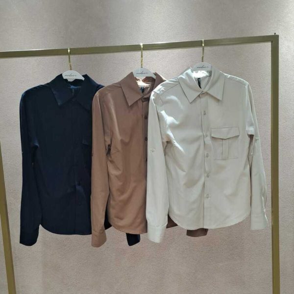 Camisa Manga Longa Com Bolso-Imagem 4