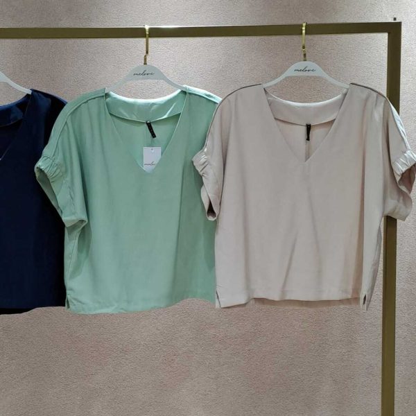 Blusa Decote V Detalhe Vivo E-Imagem 3