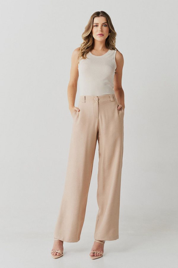Calça Alf Viscose Pant Passante Duplo