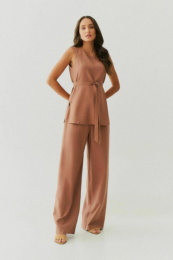 Conjunto Alf Linho Regata Faixa Pant Vivo Cos-Imagem 3
