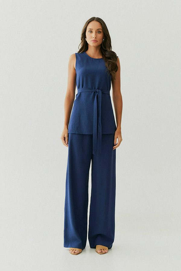 Conjunto Alf Linho Regata Faixa Pant Vivo Cos-Imagem 9