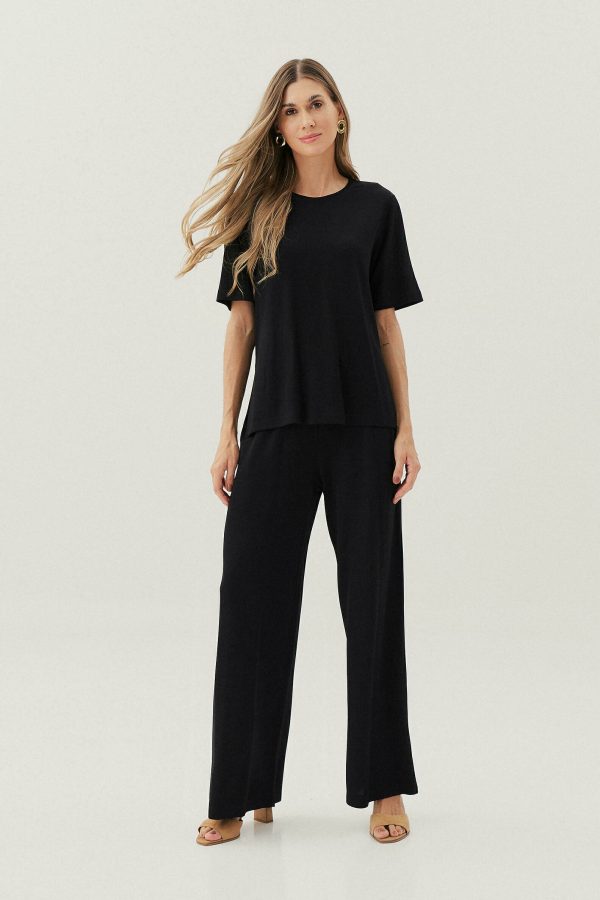 Conjunto Malha Calca Elast Cos Blusa