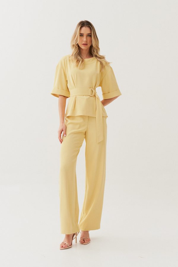 CONJ ALF CREPE CALCA PANT BLUSA MG DOBRADA-Imagem 8