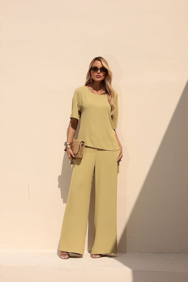 CONJ ALF CREPE CALCA PANT BLUSA DET LATERAL-Imagem 8