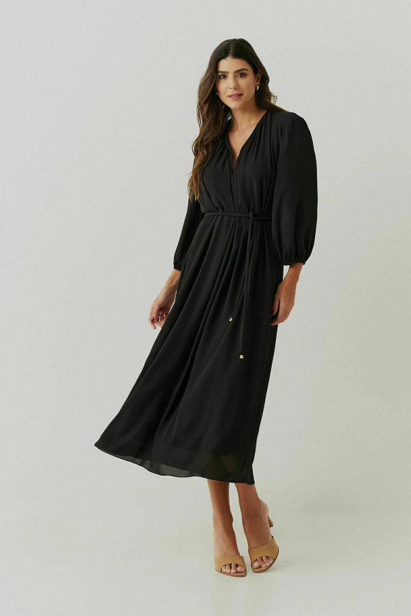 Vestido Crepe Franz Dec Cinto Cordao-Imagem 4