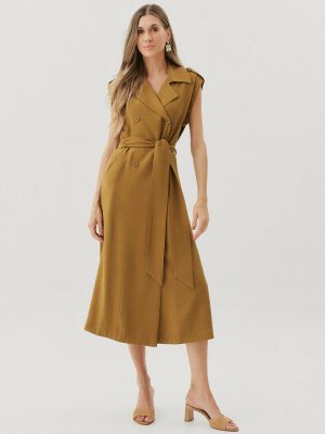 Vestido Alf Visc Transp Botoes Martingale
