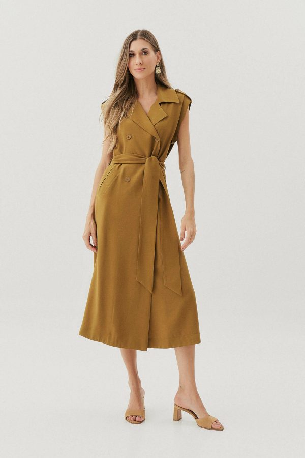 Vestido Alf Visc Transp Botoes Martingale